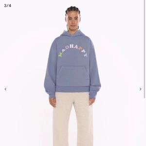 XL Unisex MadHappy Pastels French Terry Hoodie - Frost